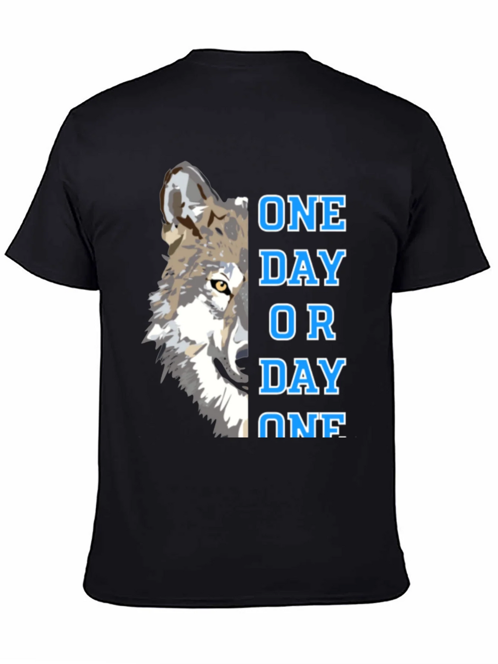 One Day Or Wolf Graphic T-Shirt product image 4