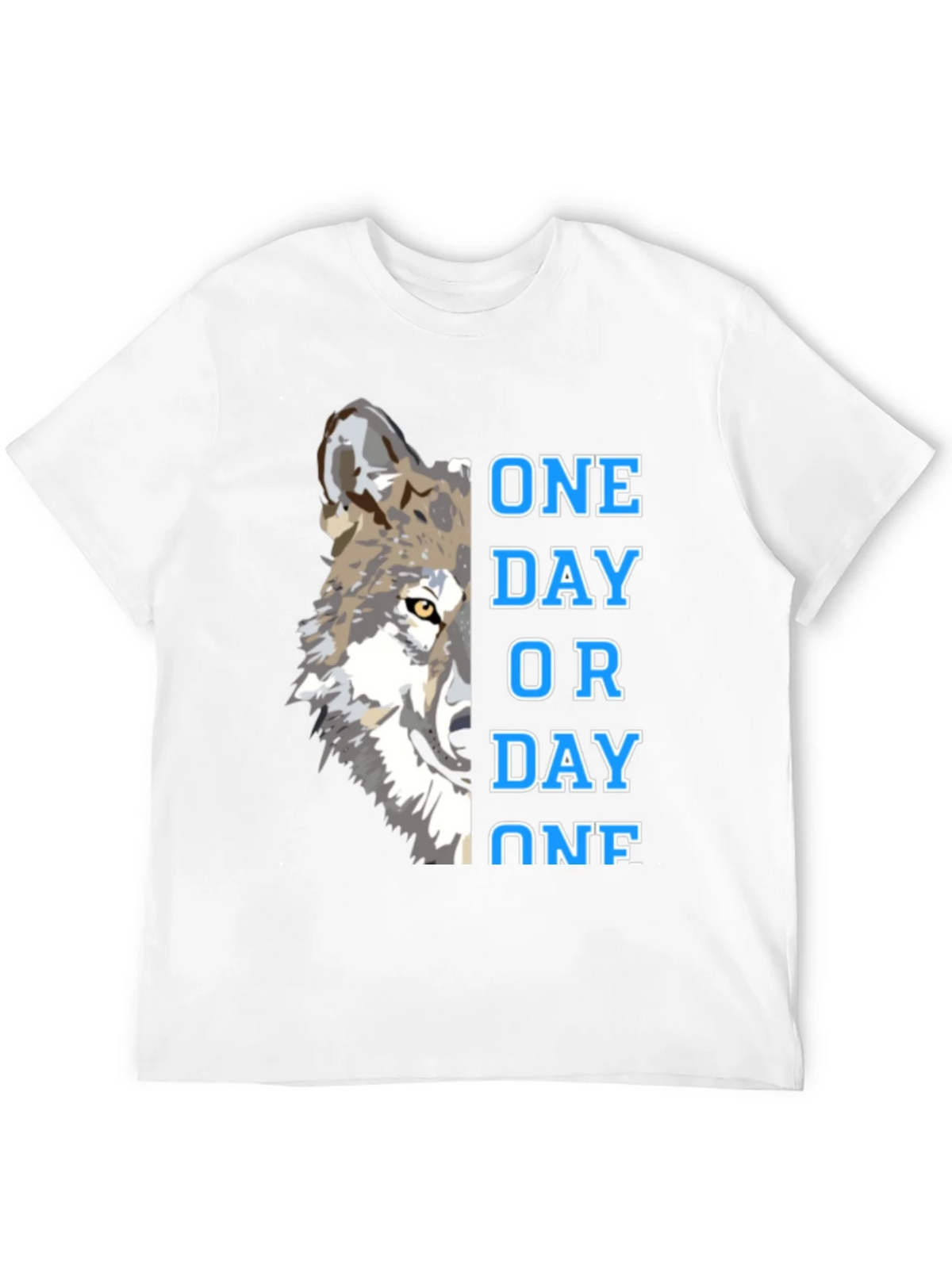One Day Or Wolf Graphic T-Shirt product image 11