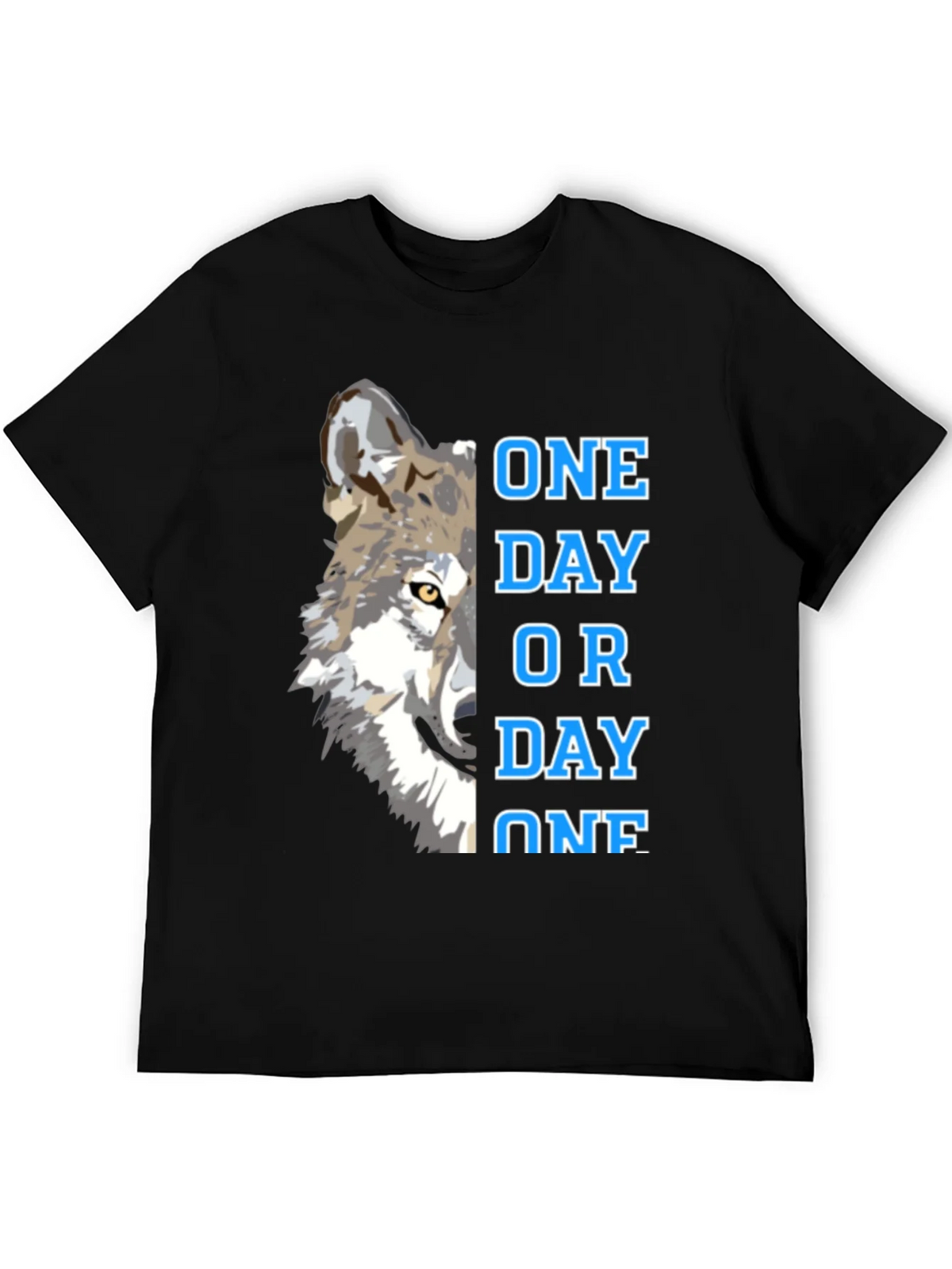 One Day Or Wolf Graphic T-Shirt product image 5