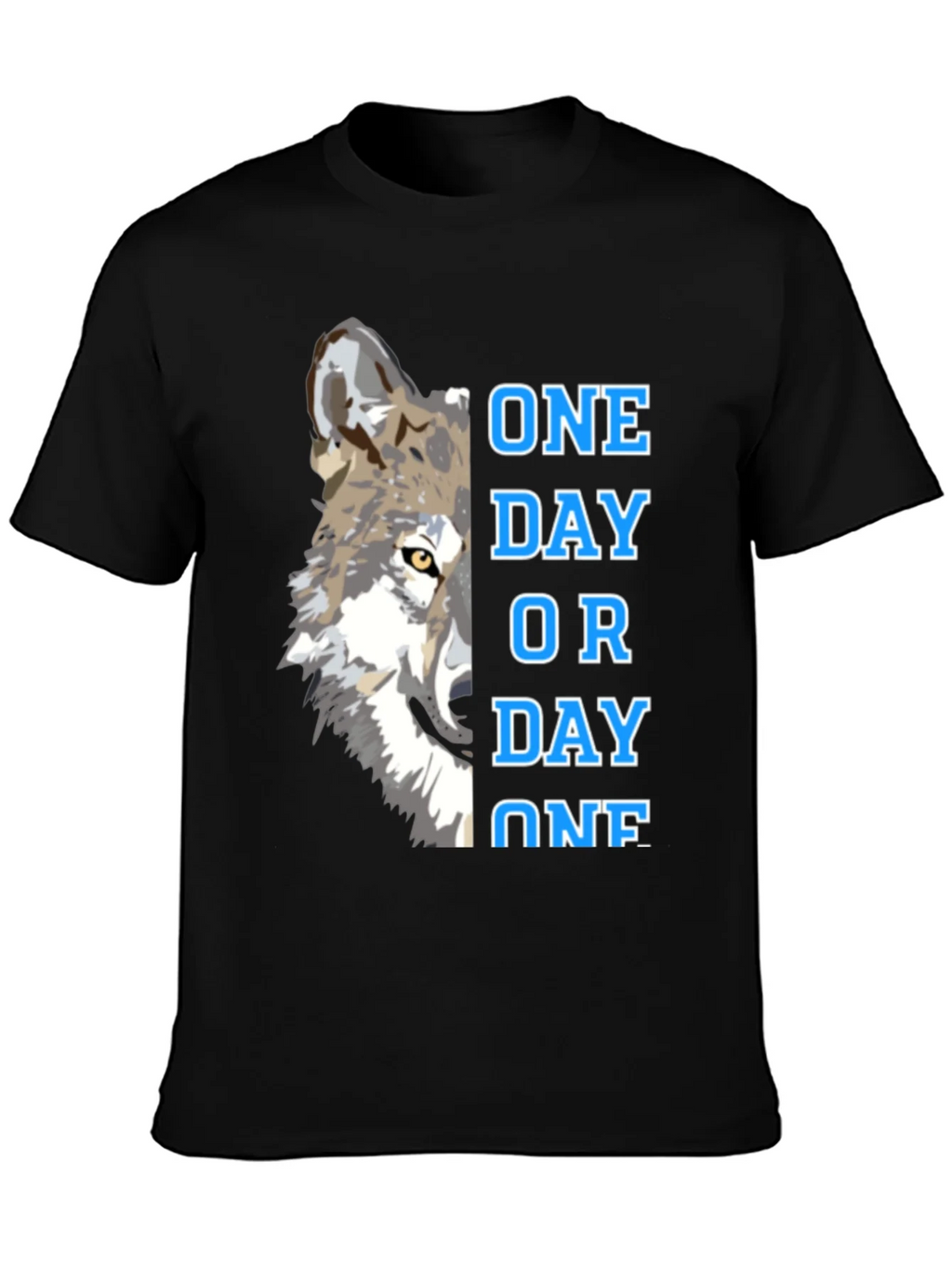 One Day Or Wolf Graphic T-Shirt product image 3