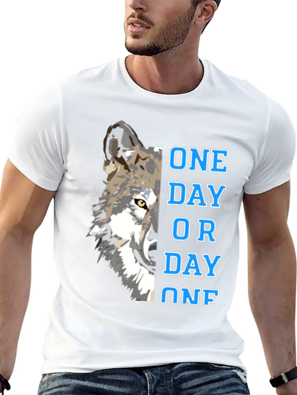 One Day Or Wolf Graphic T-Shirt product image 12