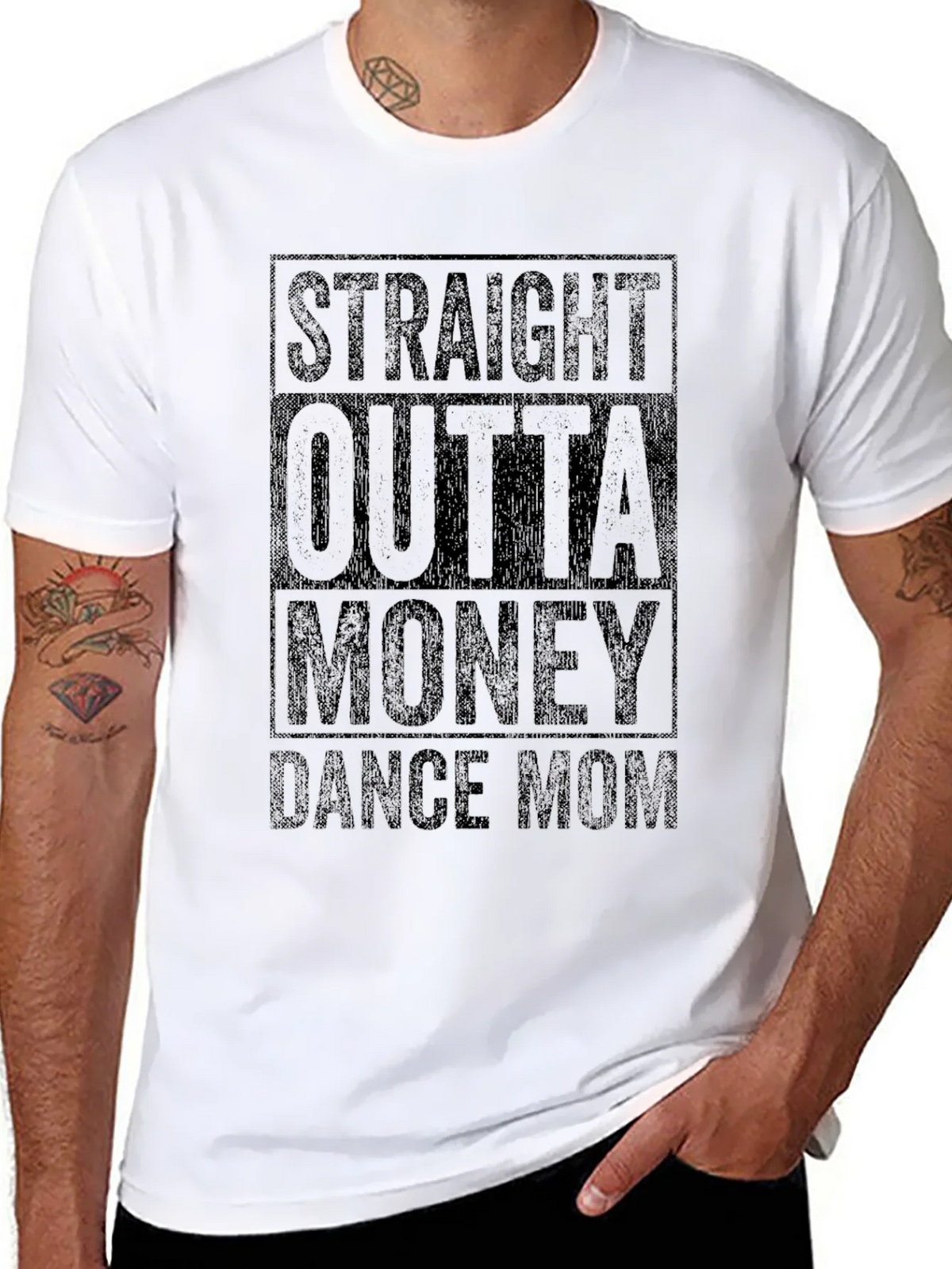 Straight Outta Money Dance Mom T-Shirt product image 7
