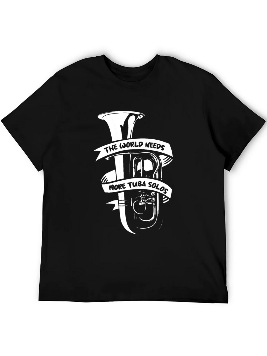 Tuba Solo Graphic T-Shirt - Music Lover Tee product image 2