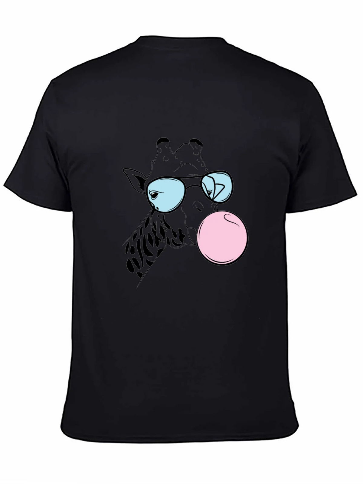 Cool Giraffe Bubble Gum Graphic Tee product image 4
