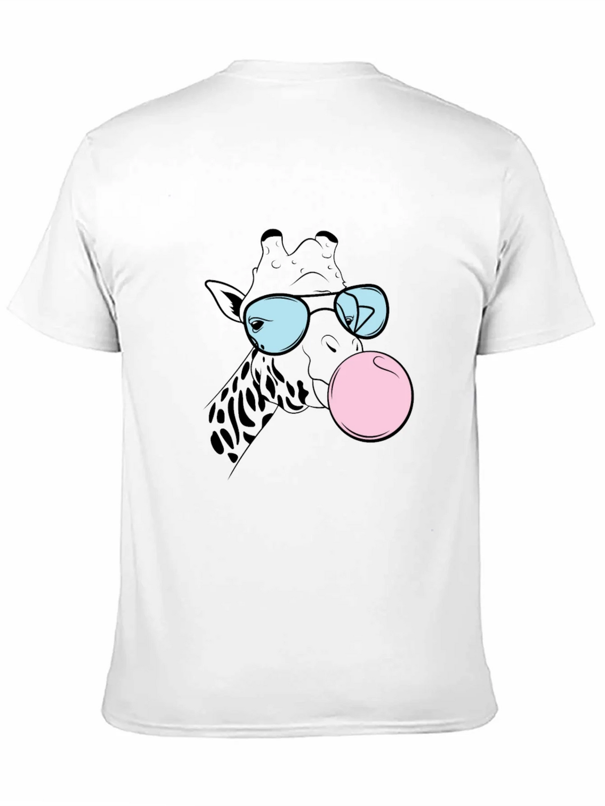 Cool Giraffe Bubble Gum Graphic Tee product image 10