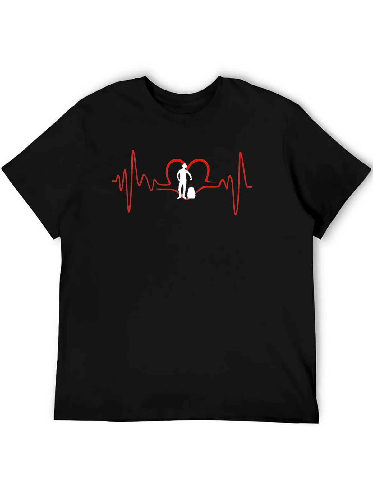 Travel Lover Heartbeat T-Shirt product image 4