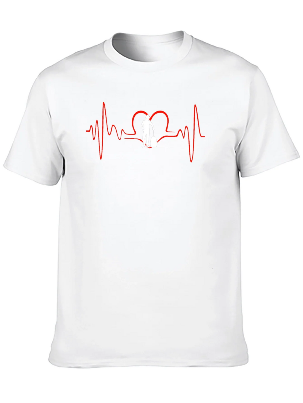 Travel Lover Heartbeat T-Shirt product image 8