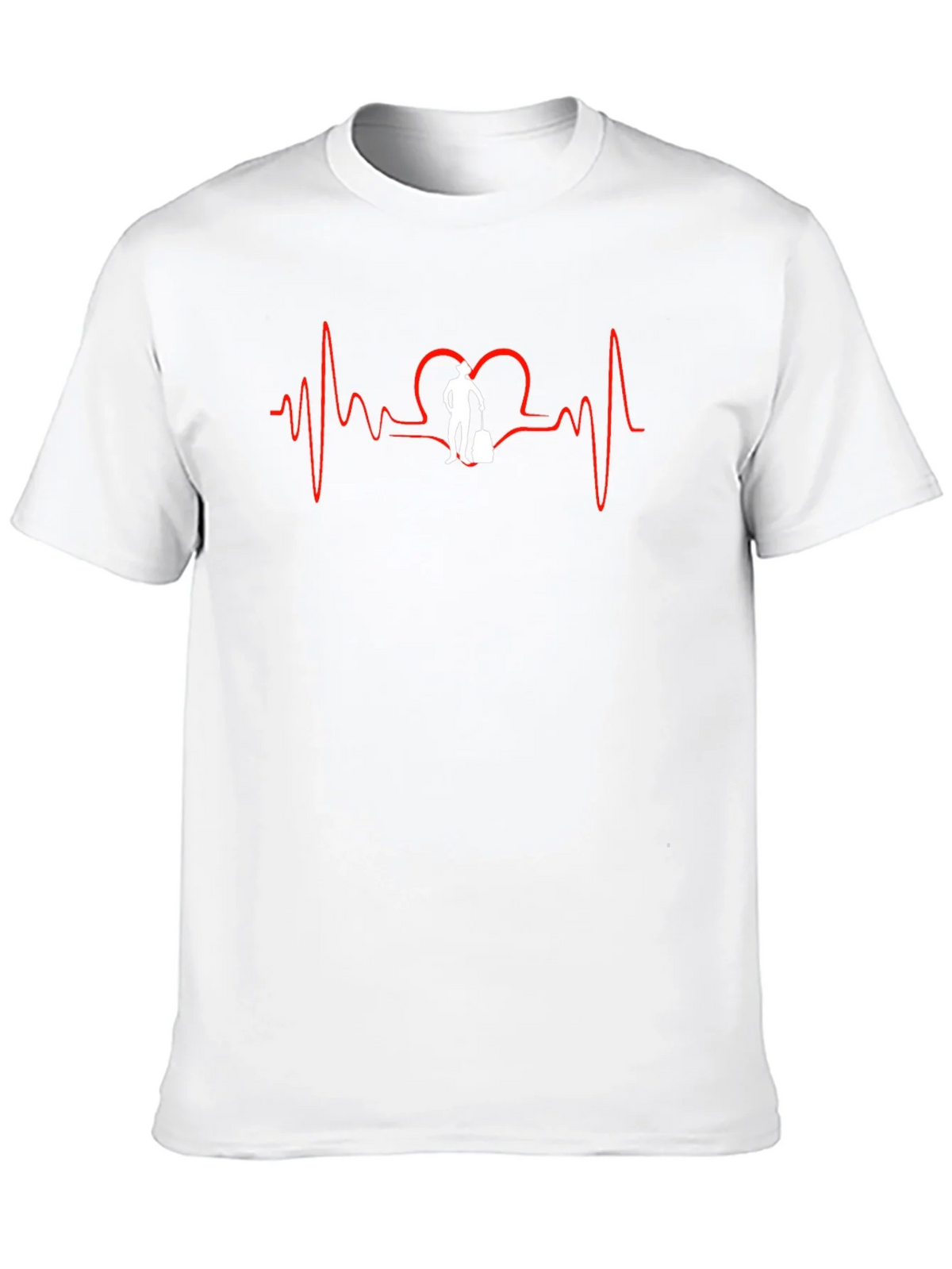 Travel Lover Heartbeat T-Shirt product image 8