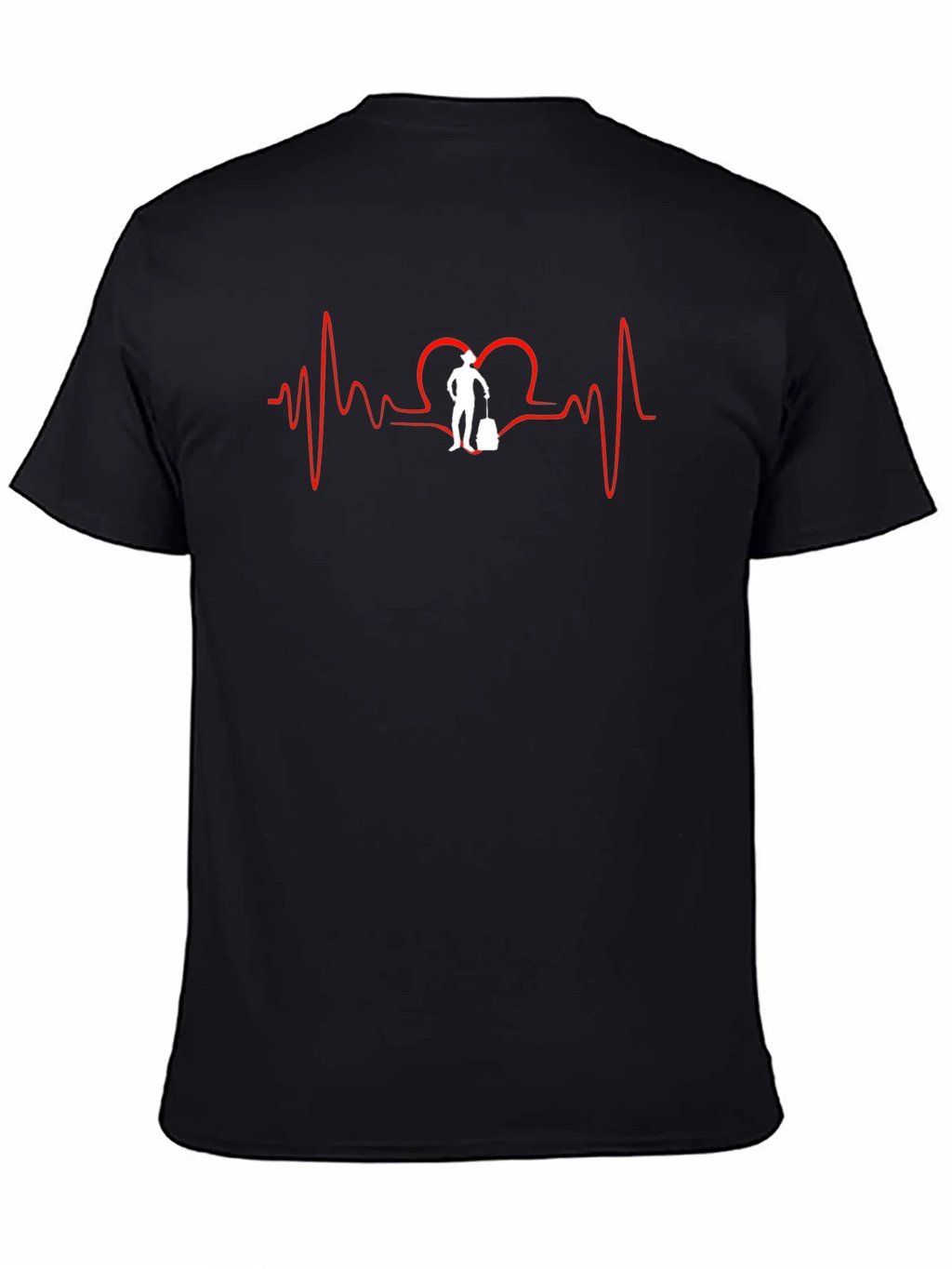 Travel Lover Heartbeat T-Shirt product image 3
