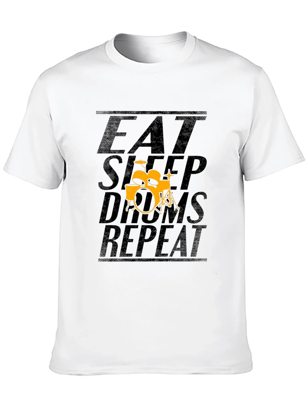 Eat Sleep Drums Repeat Black T-Shirt product image 9