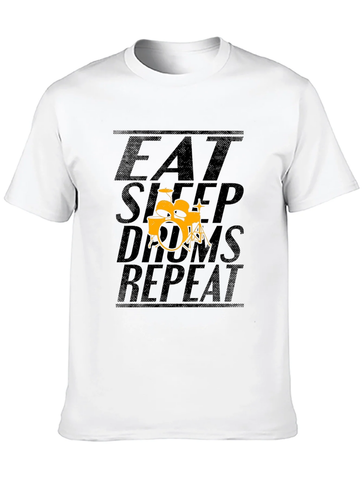 Eat Sleep Drums Repeat Black T-Shirt product image 9