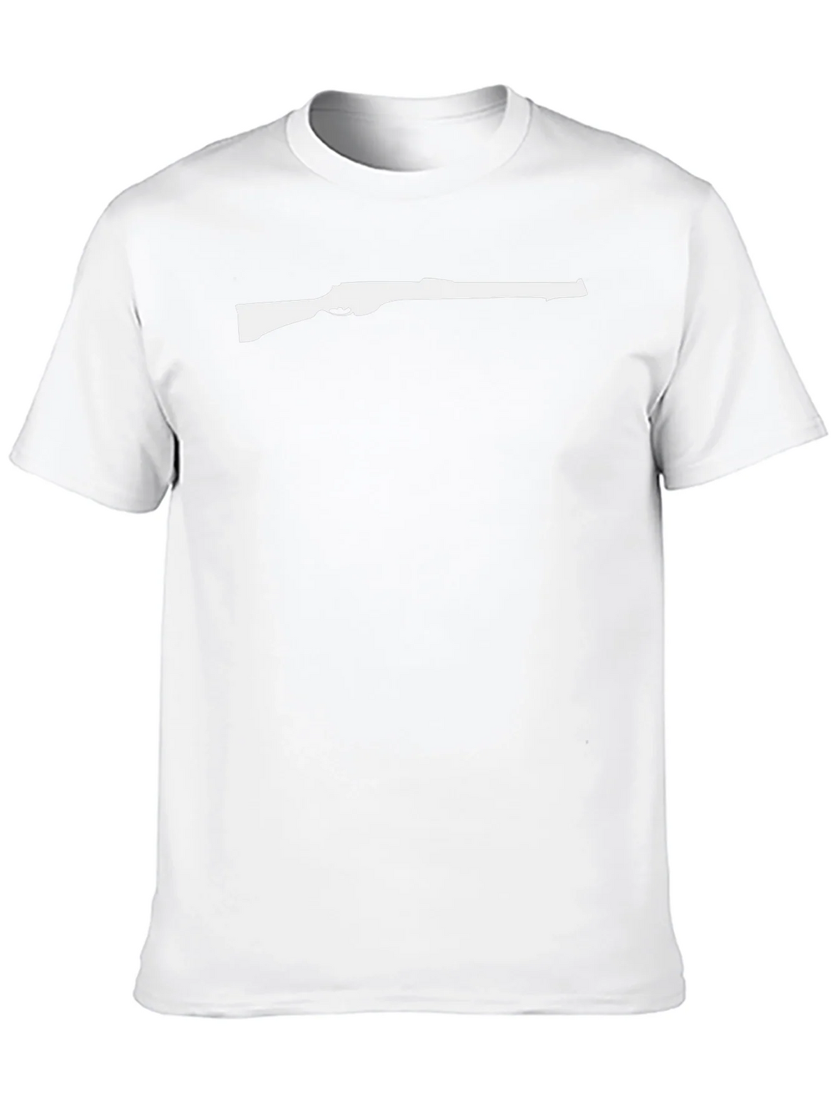 Rifle Graphic Tee - Classic Black Cotton T-Shirt product image 8
