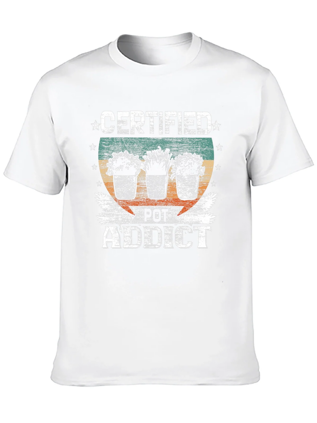Certified Pot Addict Graphic T-Shirt product image 8