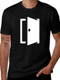 Open Door Graphic T-Shirt - Black product image 1