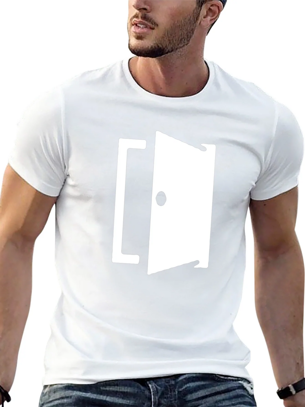 Open Door Graphic T-Shirt - Black product image 12