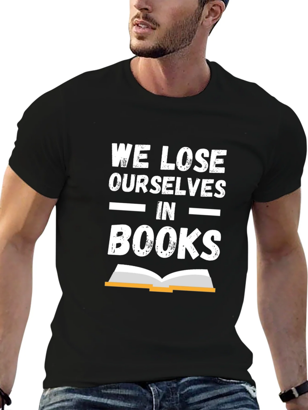 Book Lover T-Shirt - We Lose Ourselves In Books Tee product image 6