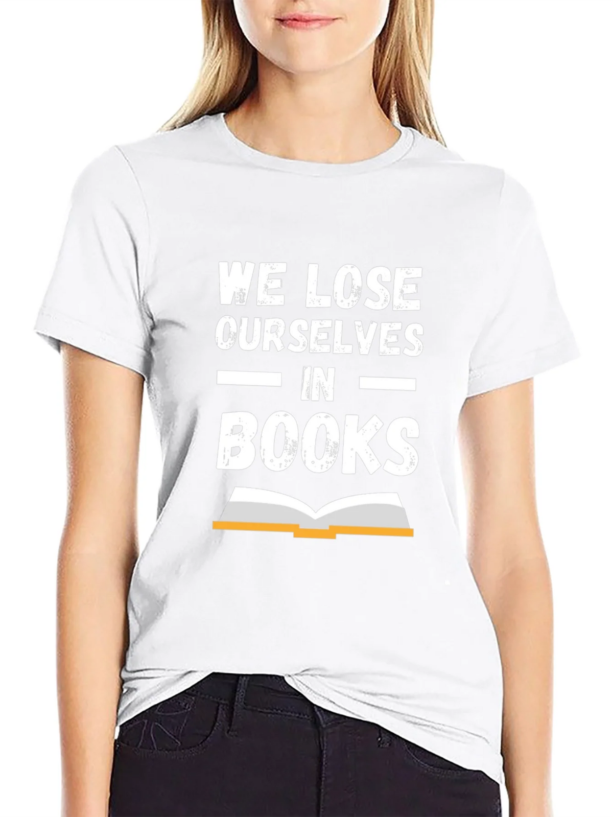 Book Lover T-Shirt - We Lose Ourselves In Books Tee product image 8