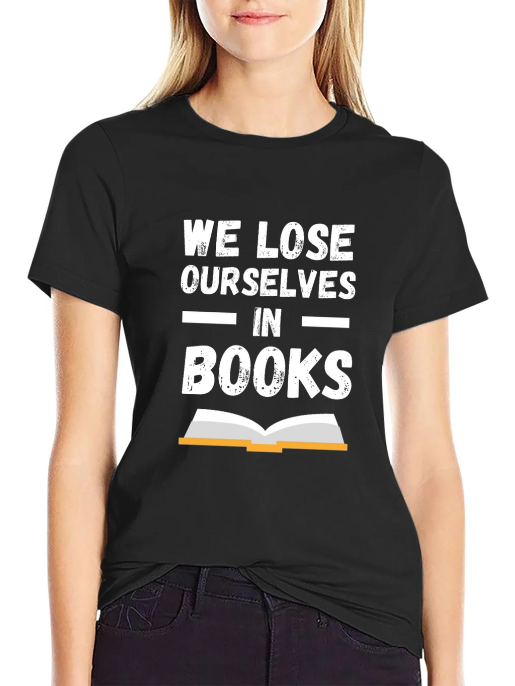 Book Lover T-Shirt - We Lose Ourselves In Books Tee product image 2