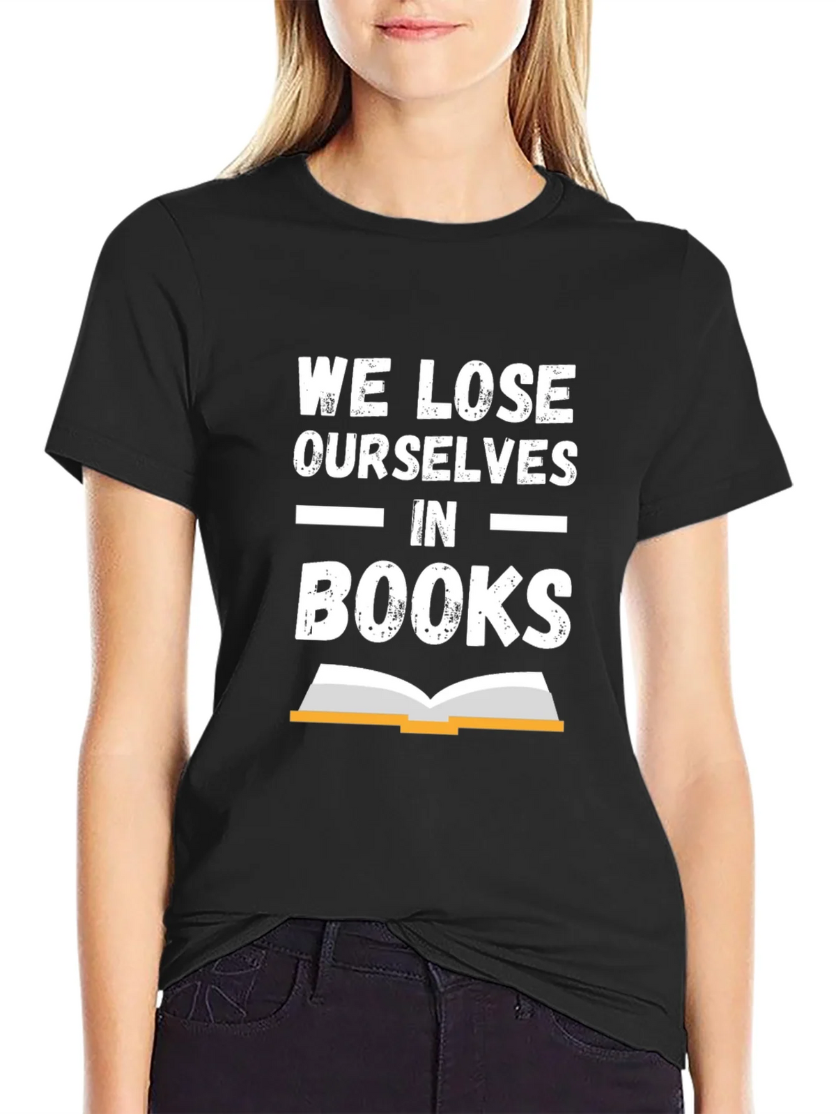 Book Lover T-Shirt - We Lose Ourselves In Books Tee product image 2