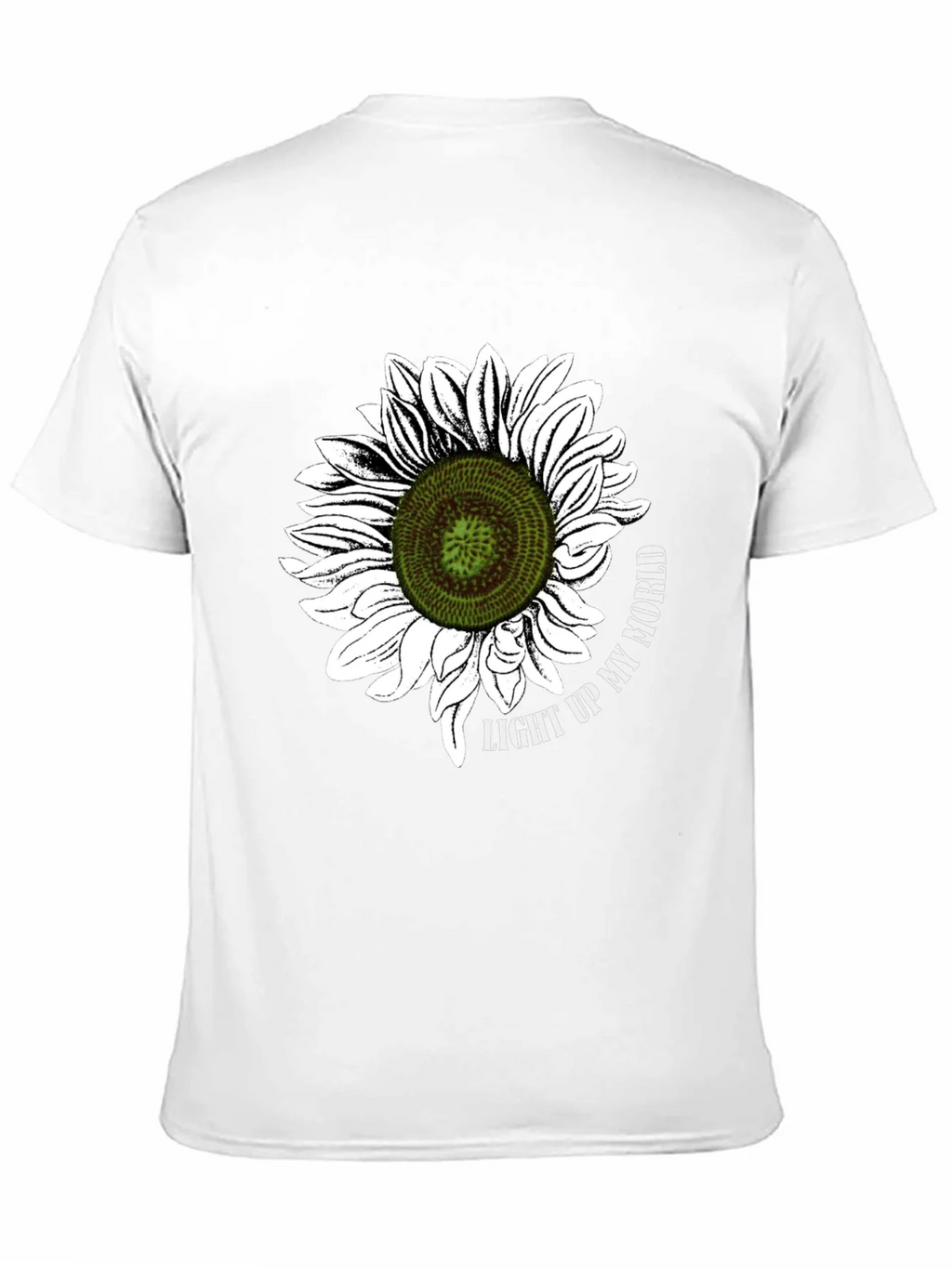 Sunflower Graphic T-Shirt - Light Up My World Black Tee product image 8