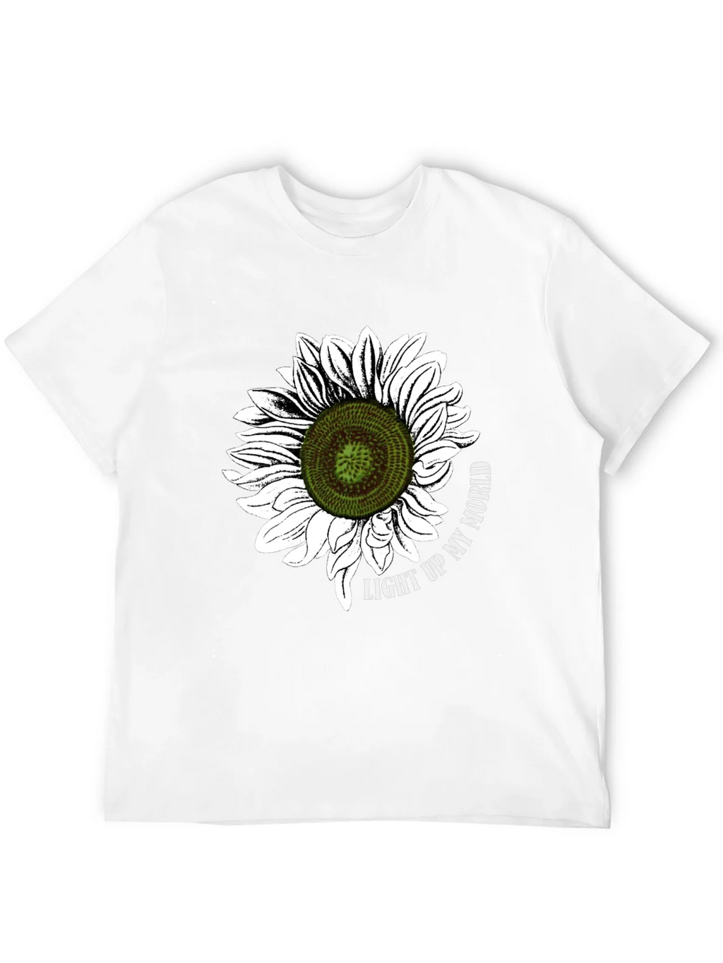 Sunflower Graphic T-Shirt - Light Up My World Black Tee product image 9