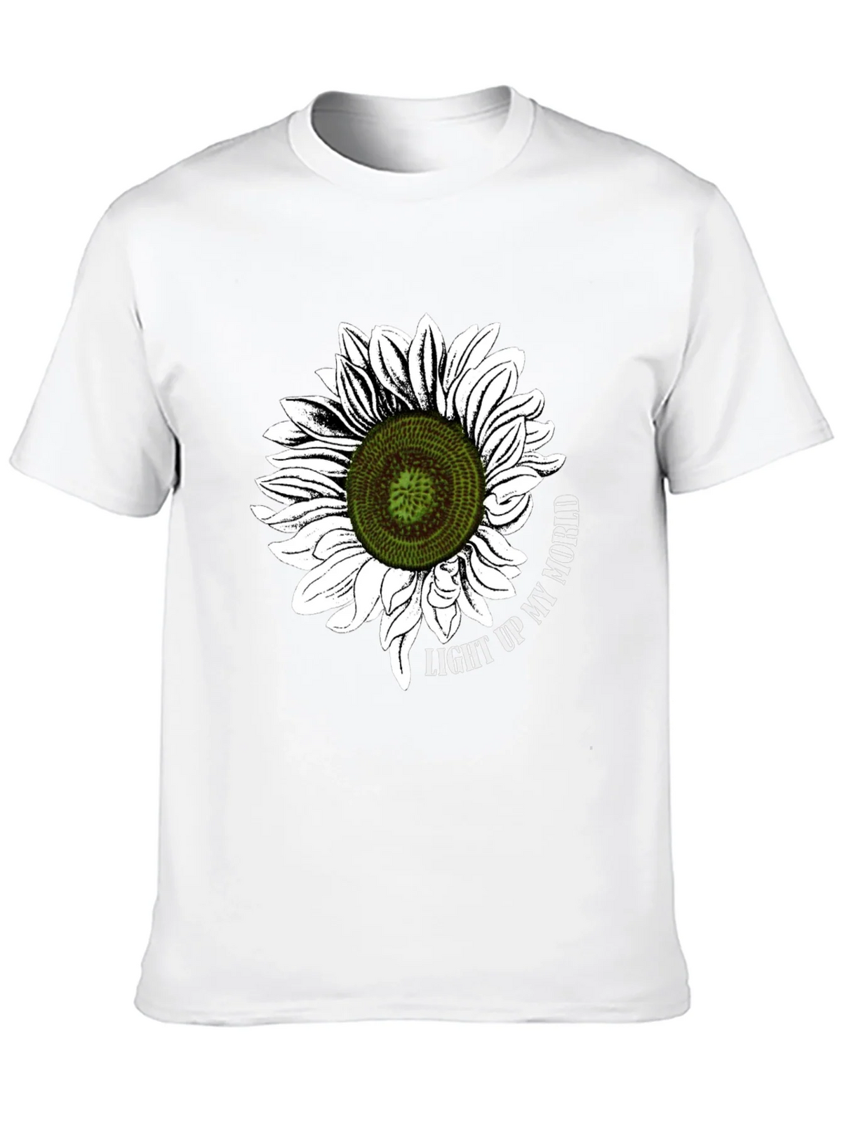 Sunflower Graphic T-Shirt - Light Up My World Black Tee product image 7