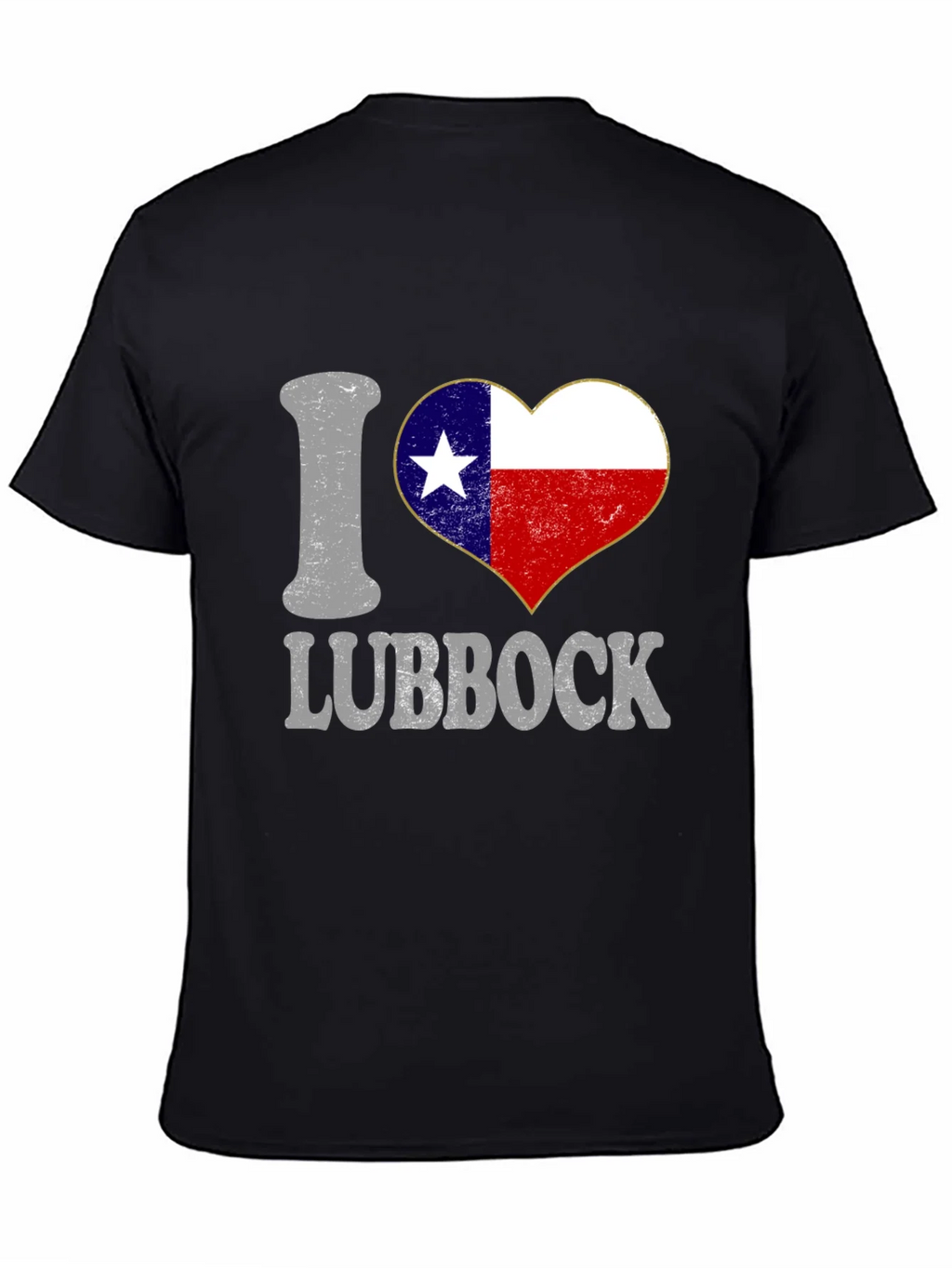I Heart Lubbock Texas Flag Tee product image 4