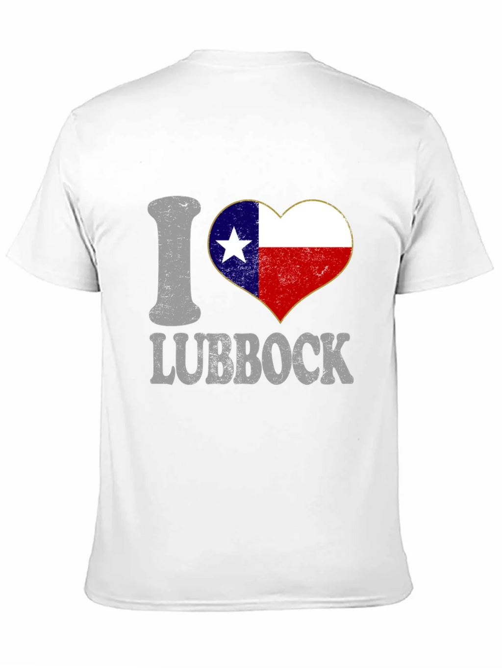 I Heart Lubbock Texas Flag Tee product image 10