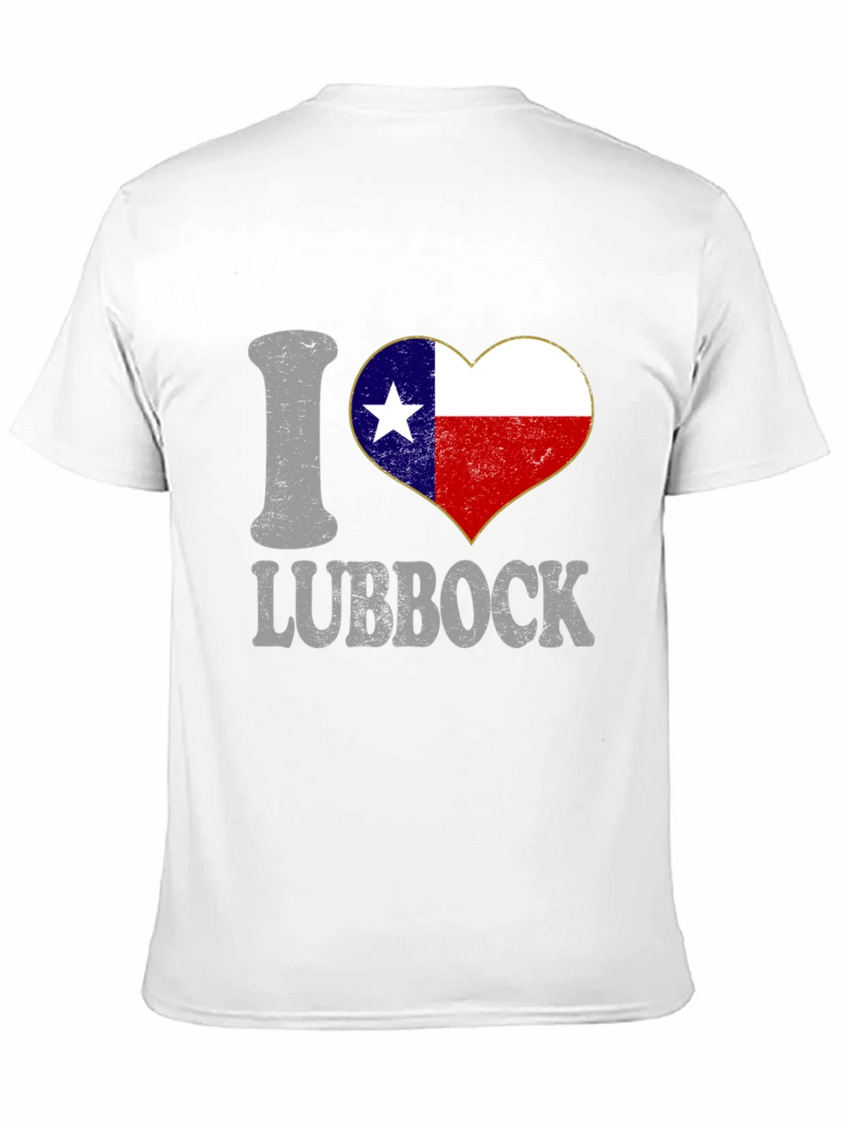I Heart Lubbock Texas Flag Tee product image 10