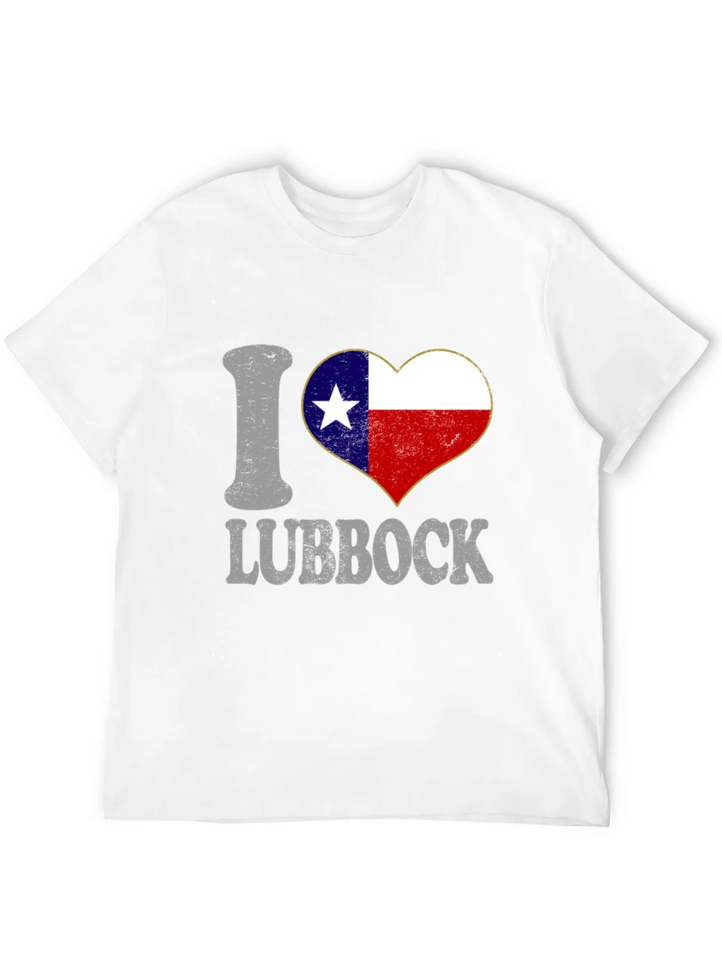 I Heart Lubbock Texas Flag Tee product image 11