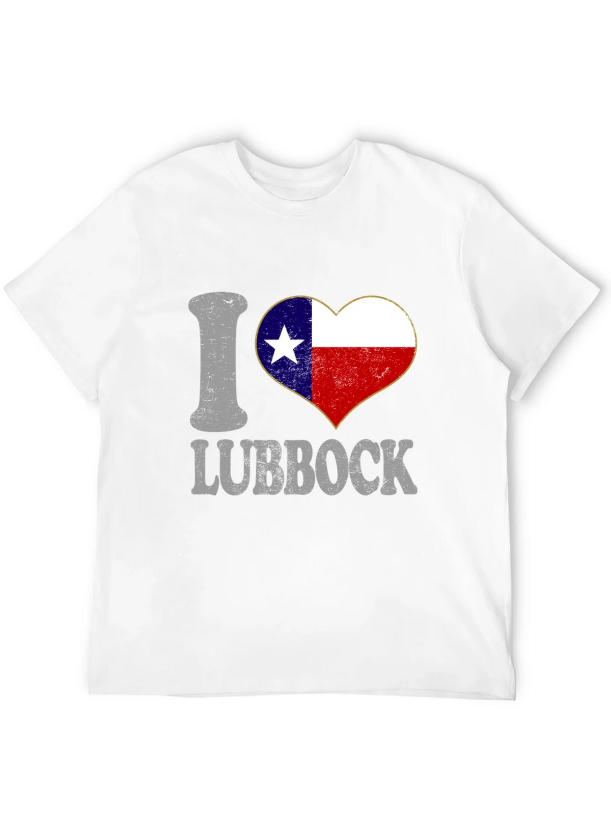 I Heart Lubbock Texas Flag Tee product image 11
