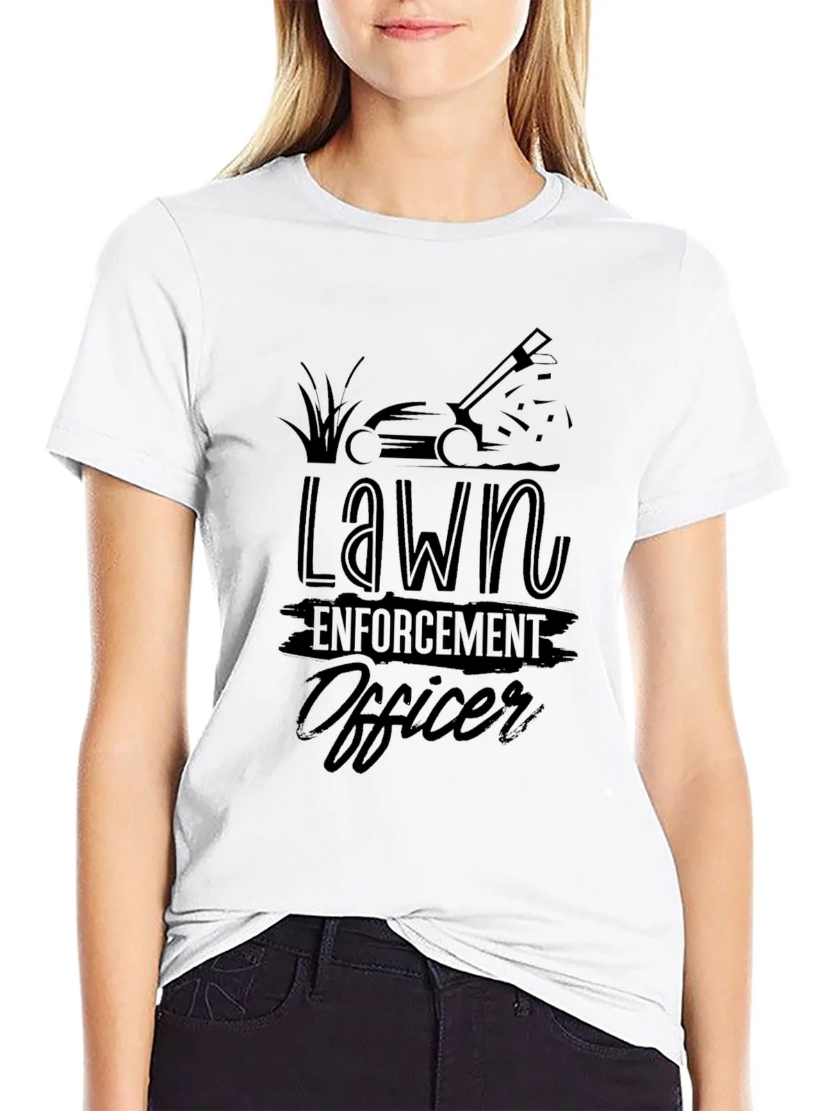 Lawn Enforcement Officer T-Shirt product image 8