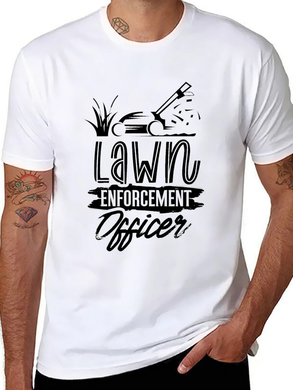 Lawn Enforcement Officer T-Shirt product image 7