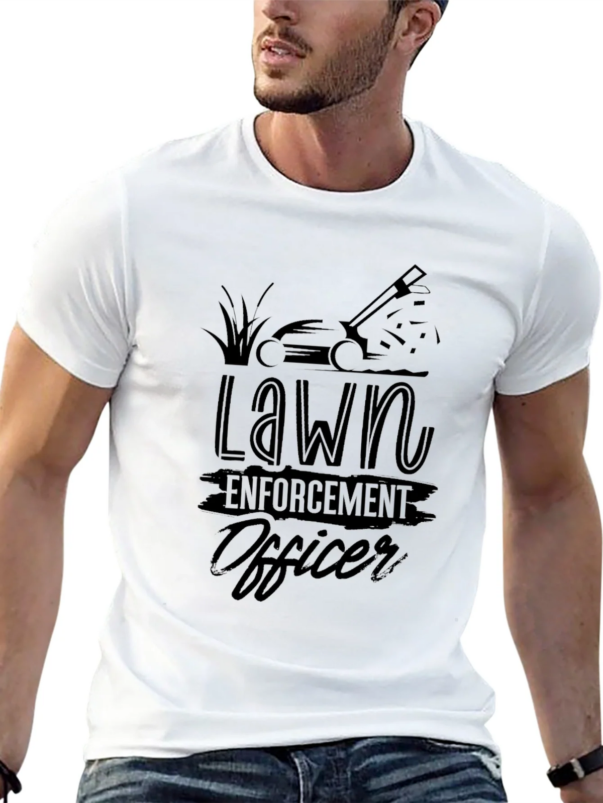 Lawn Enforcement Officer T-Shirt product image 12