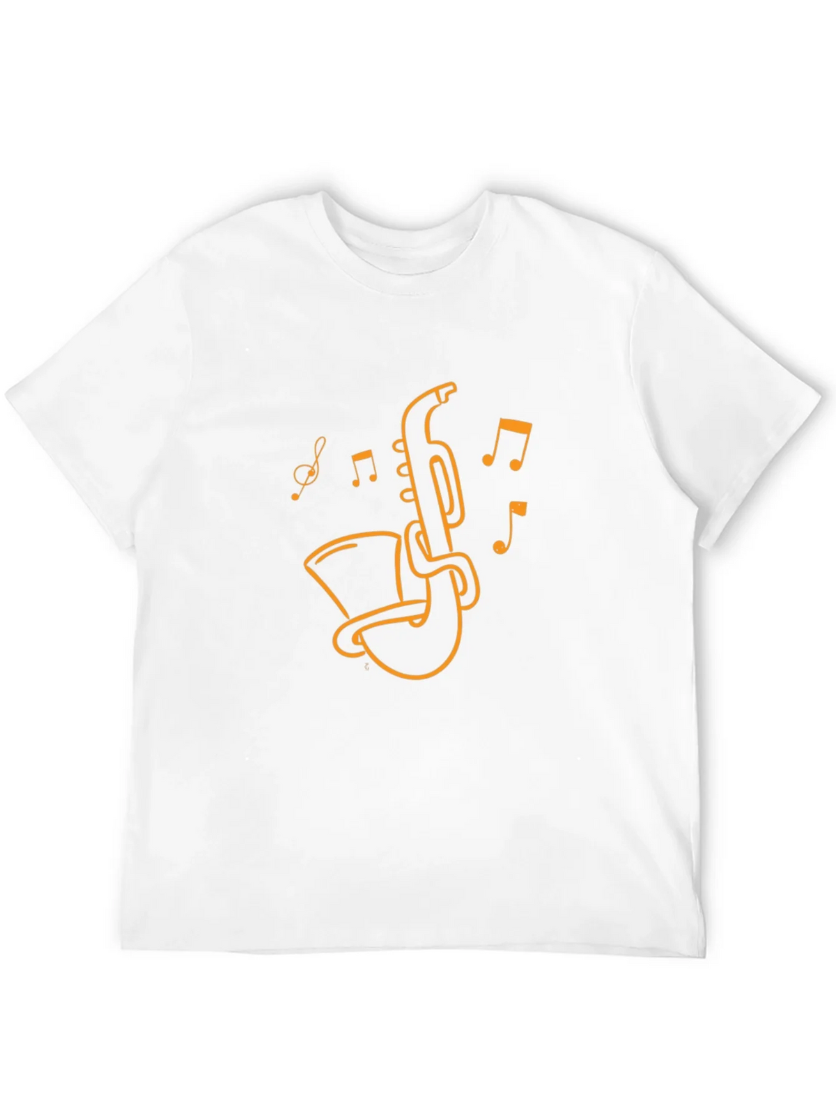 Saxophone Music Graphic T-Shirt - Black product image 11