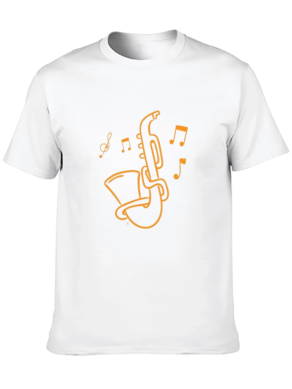 Saxophone Music Graphic T-Shirt - Black product image 9