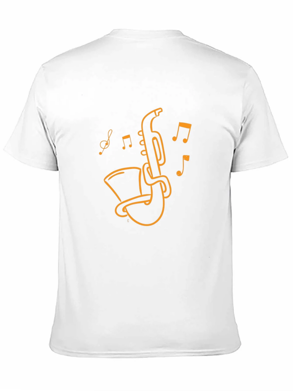 Saxophone Music Graphic T-Shirt - Black product image 10