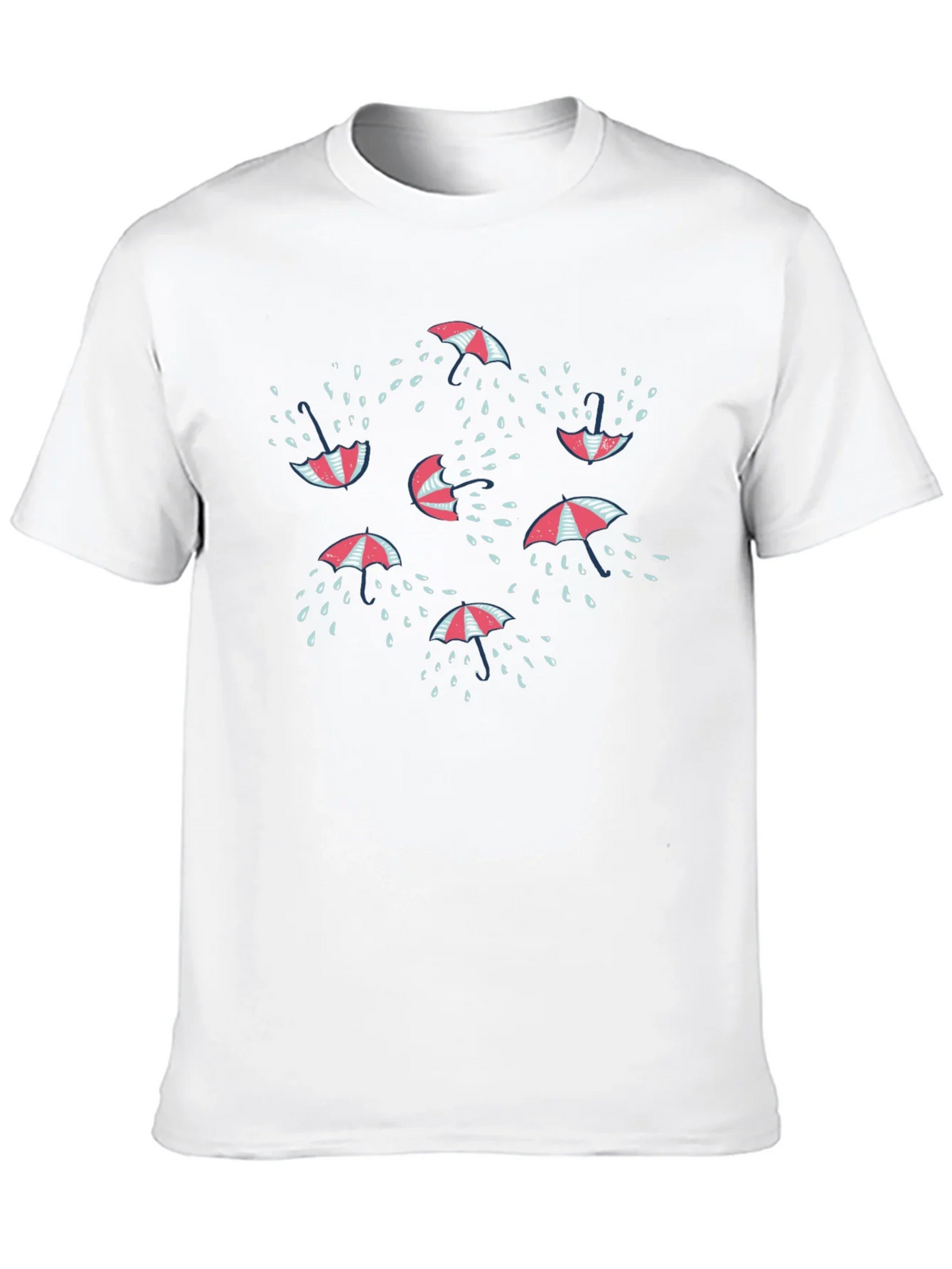 Umbrella Raindrop Graphic T-Shirt product image 9