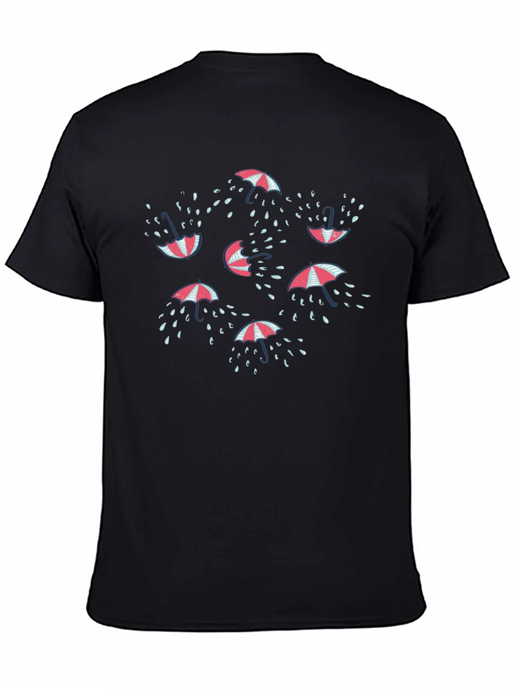 Umbrella Raindrop Graphic T-Shirt product image 4