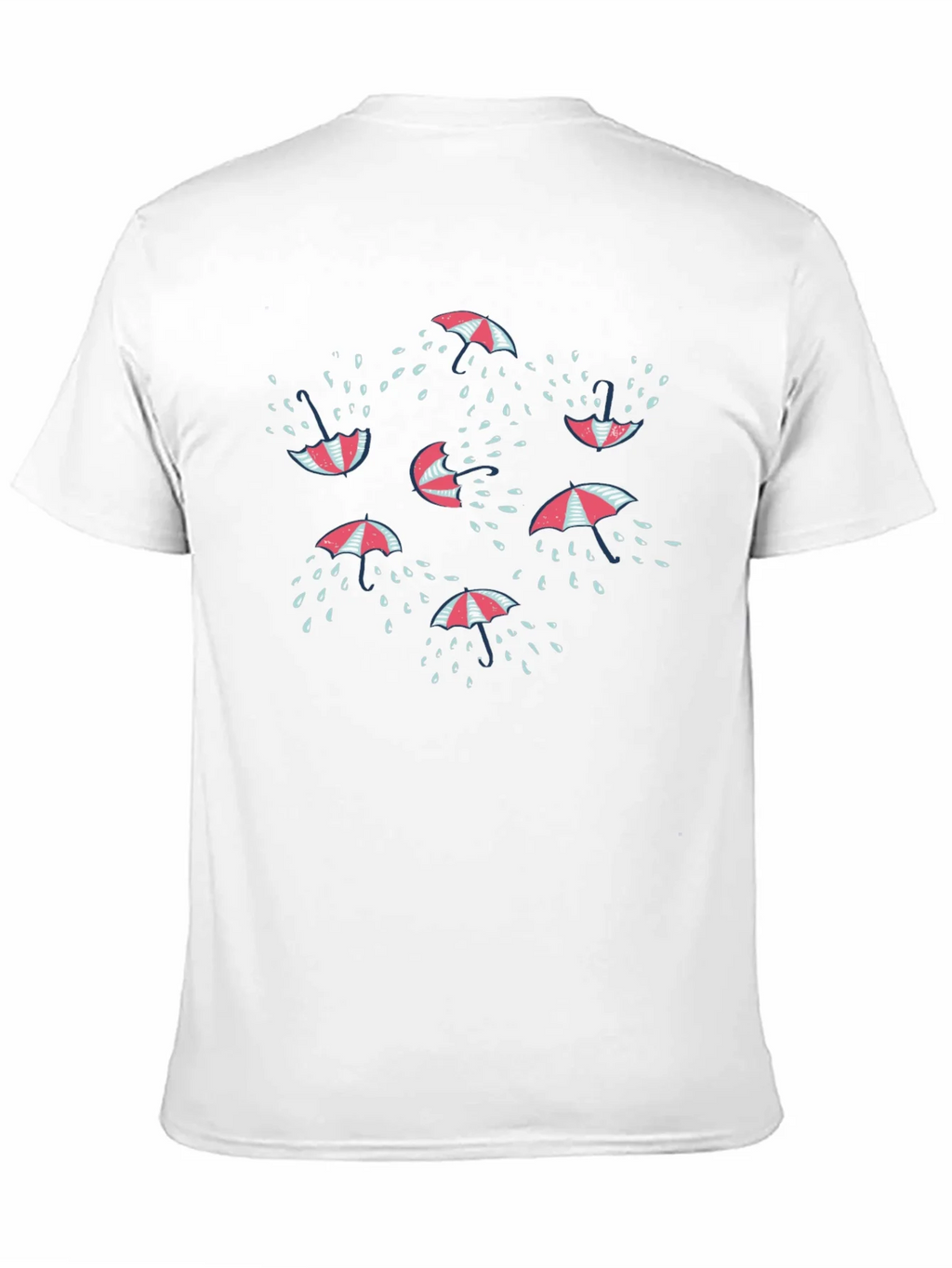 Umbrella Raindrop Graphic T-Shirt product image 10