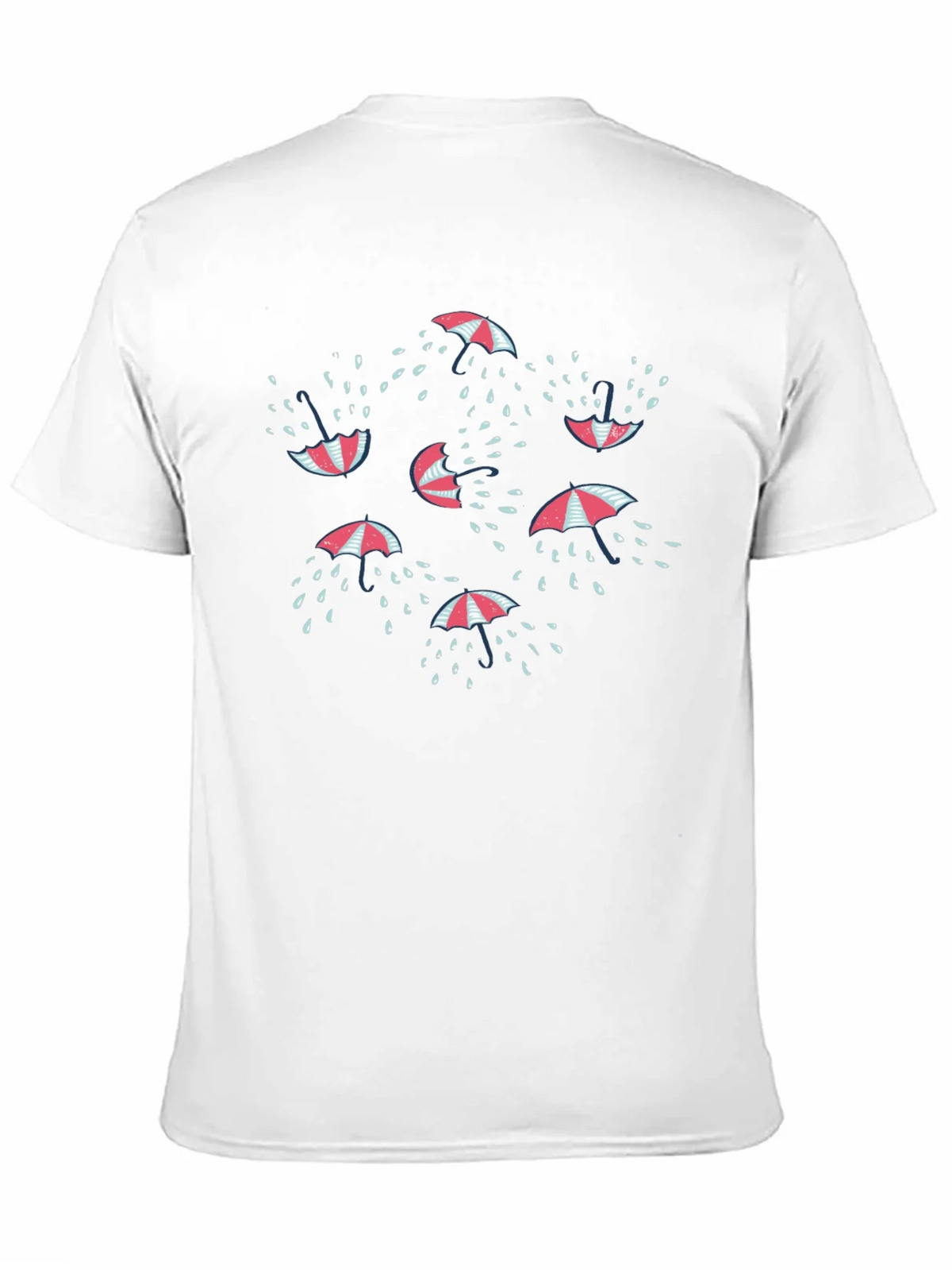 Umbrella Raindrop Graphic T-Shirt product image 10