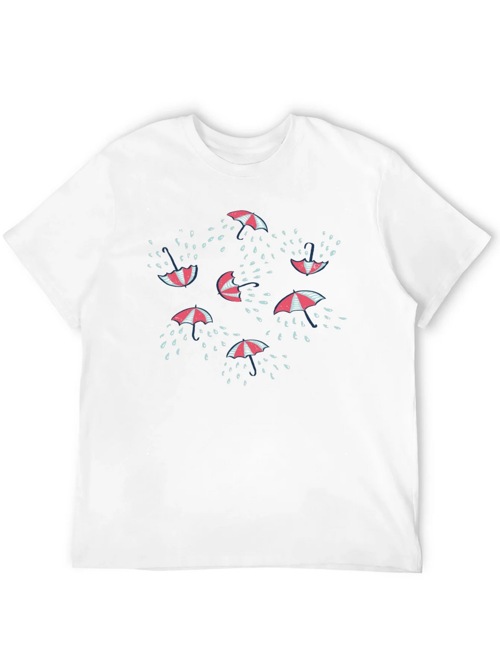 Umbrella Raindrop Graphic T-Shirt product image 11
