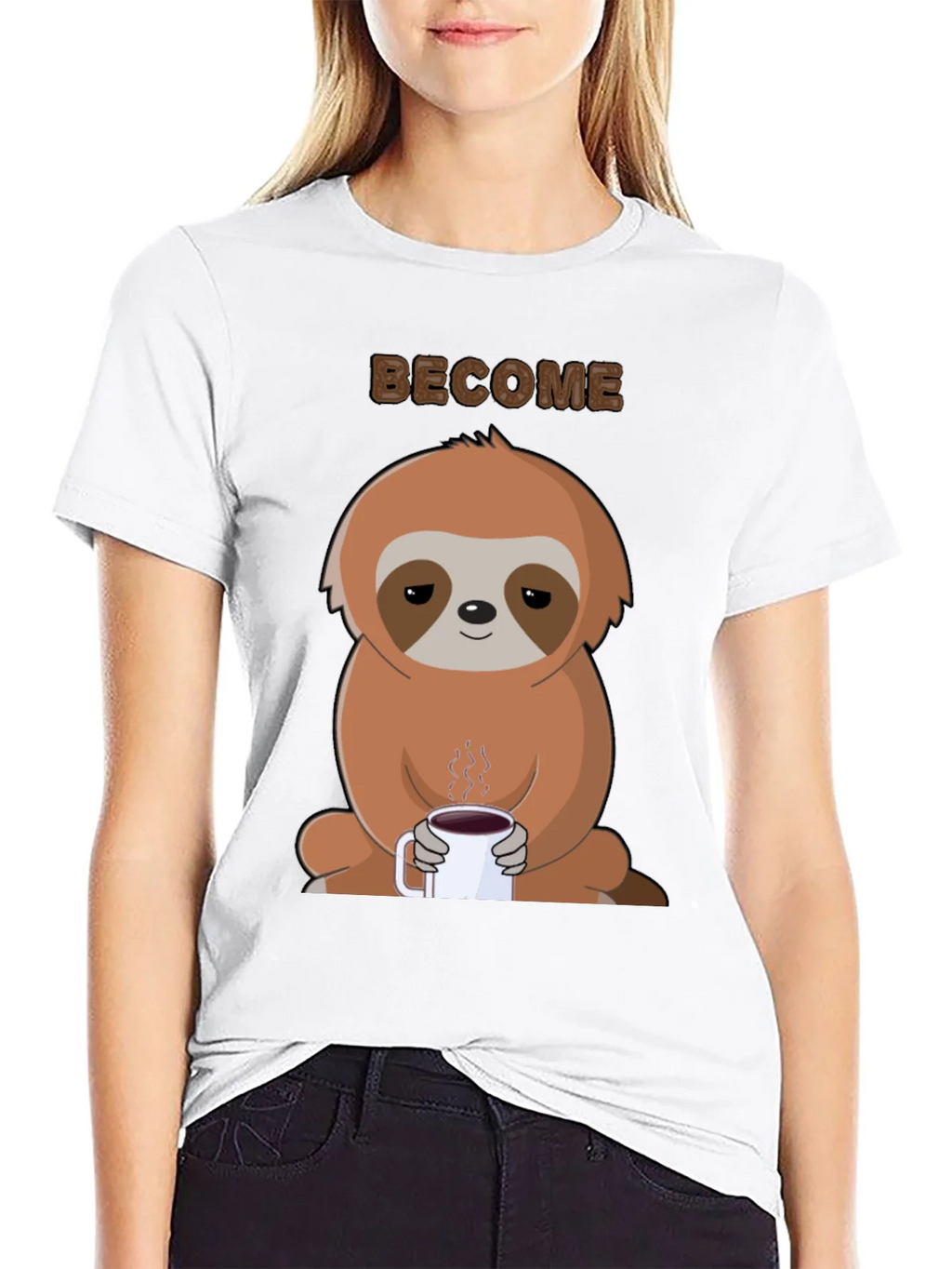 Sloth Coffee Graphic Tee - Become Chill product image 5