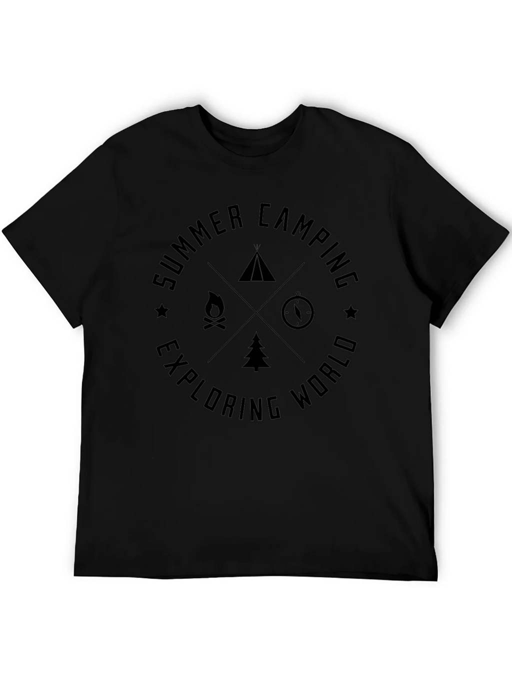 Summer Camping Exploring World Graphic T-Shirt product image 4
