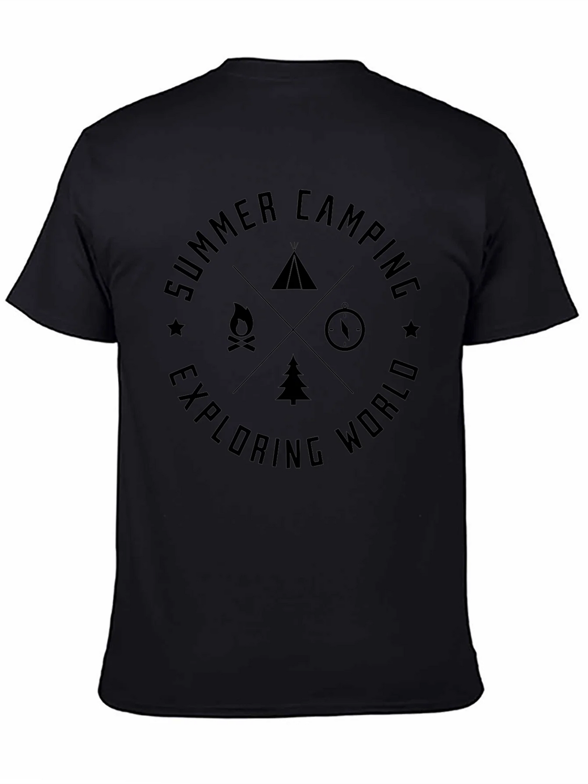 Summer Camping Exploring World Graphic T-Shirt product image 3