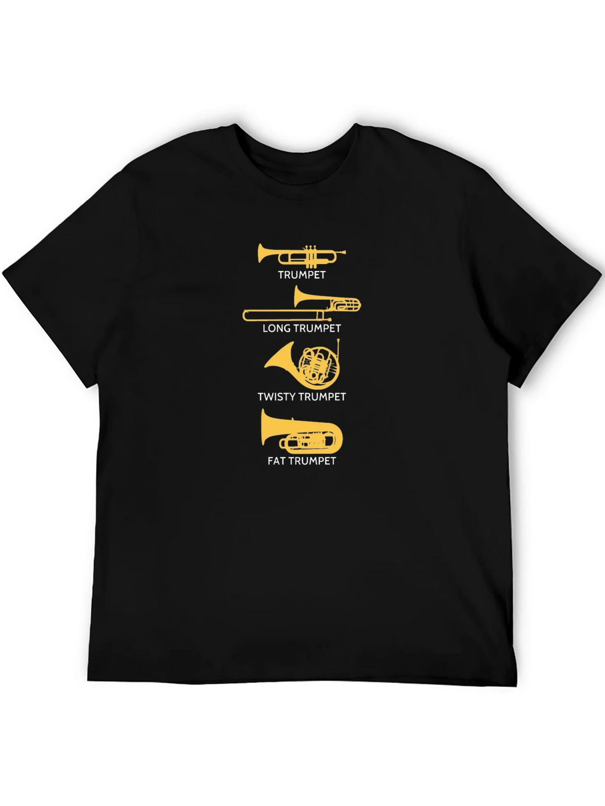 Funny Trumpet Types Graphic T-Shirt product image 4