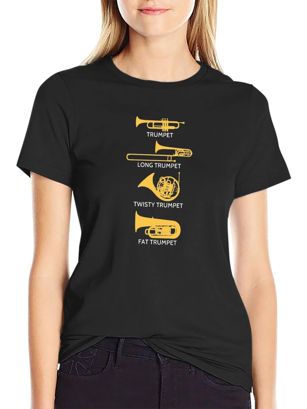 Funny Trumpet Types Graphic T-Shirt product image 2