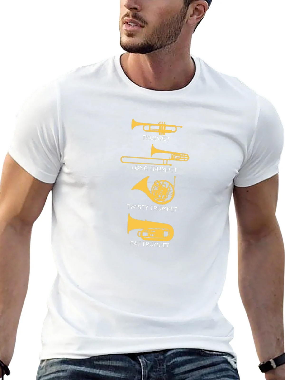 Funny Trumpet Types Graphic T-Shirt product image 10