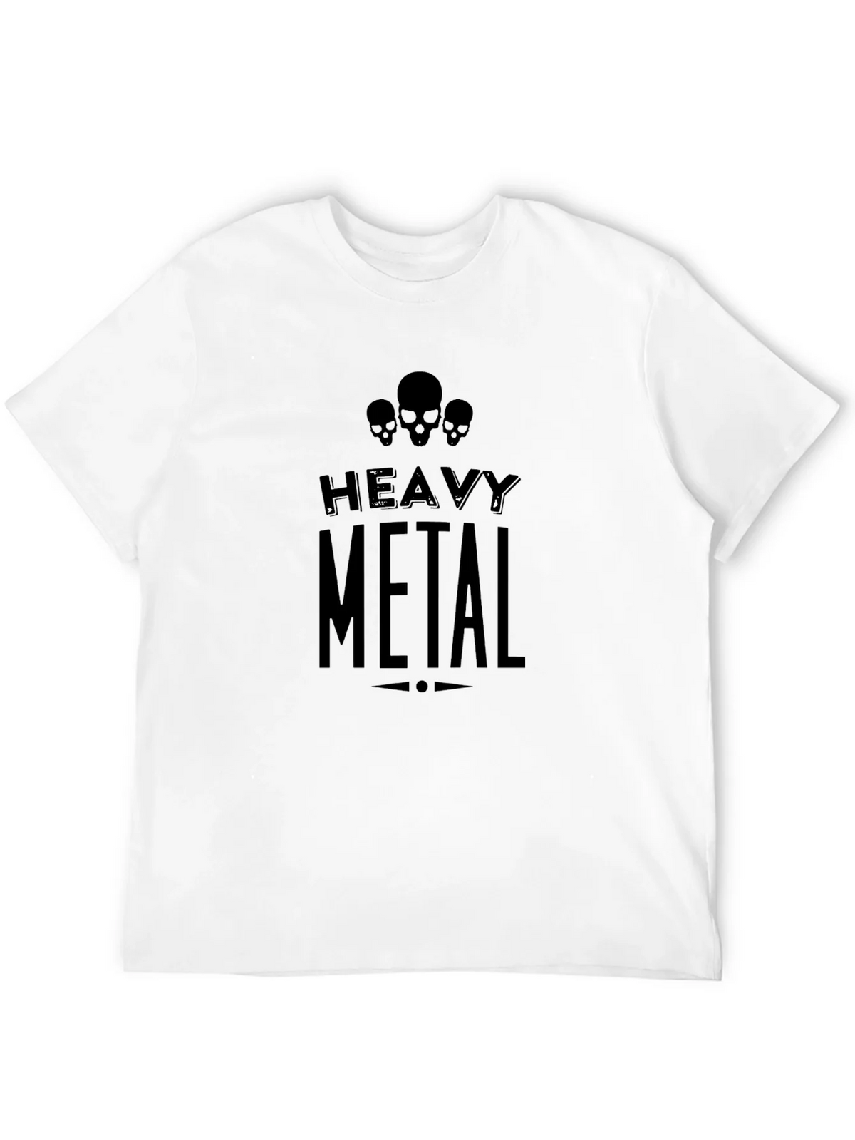 Heavy Metal Skull T-Shirt Mens Graphic Tee product image 9