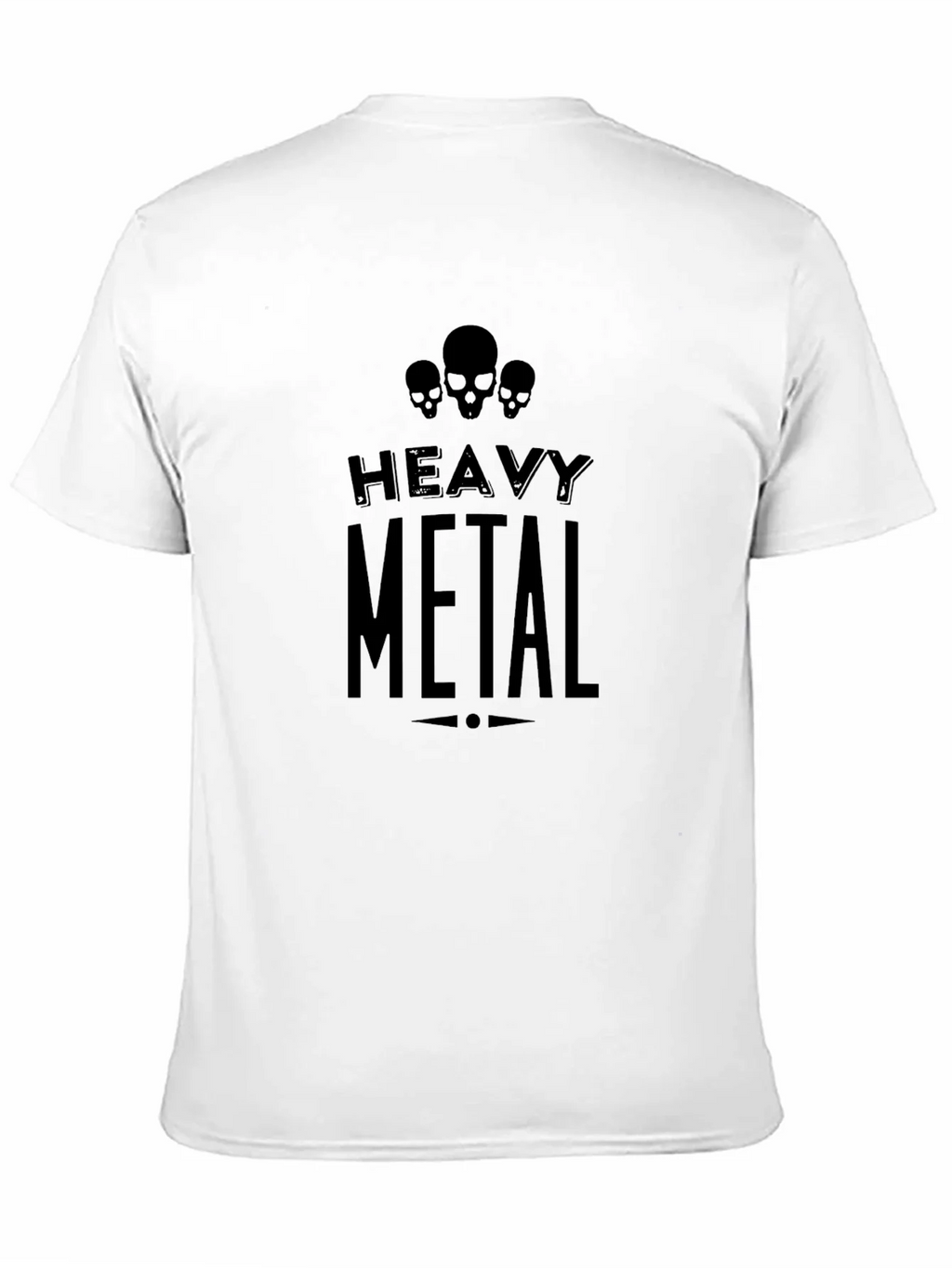 Heavy Metal Skull T-Shirt Mens Graphic Tee product image 8